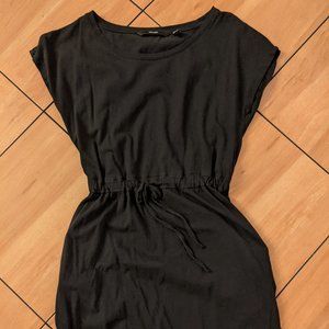 Organic cotton mini dress with pockets